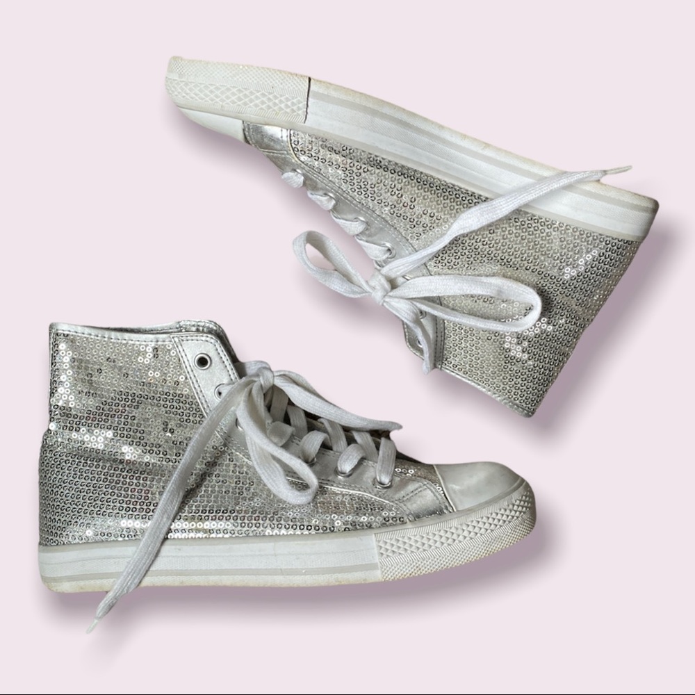 Gotta Flurt Sequin High Tops